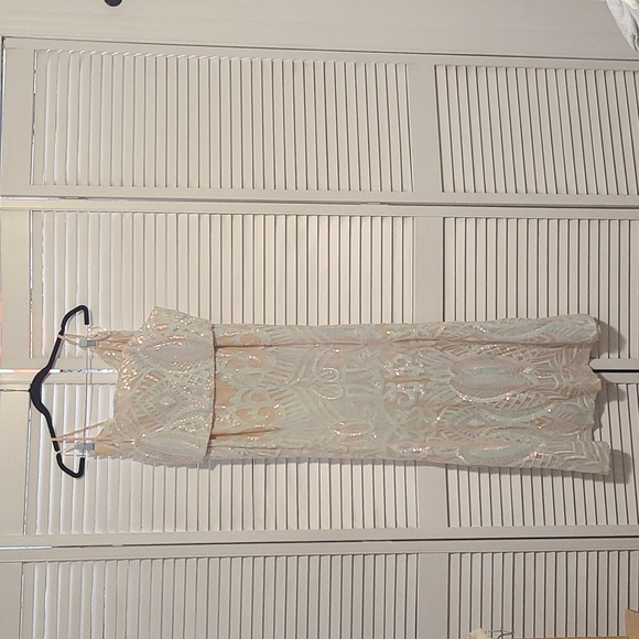 Fashion Nova 2XL Irredescent Top and Skirt Set - Picture 3 of 6